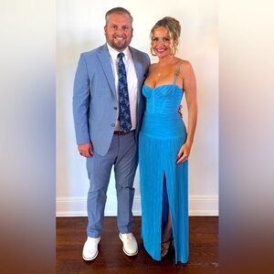 MANNING CARTEL DOUBLE TIME PLEAT DRESS MAXI